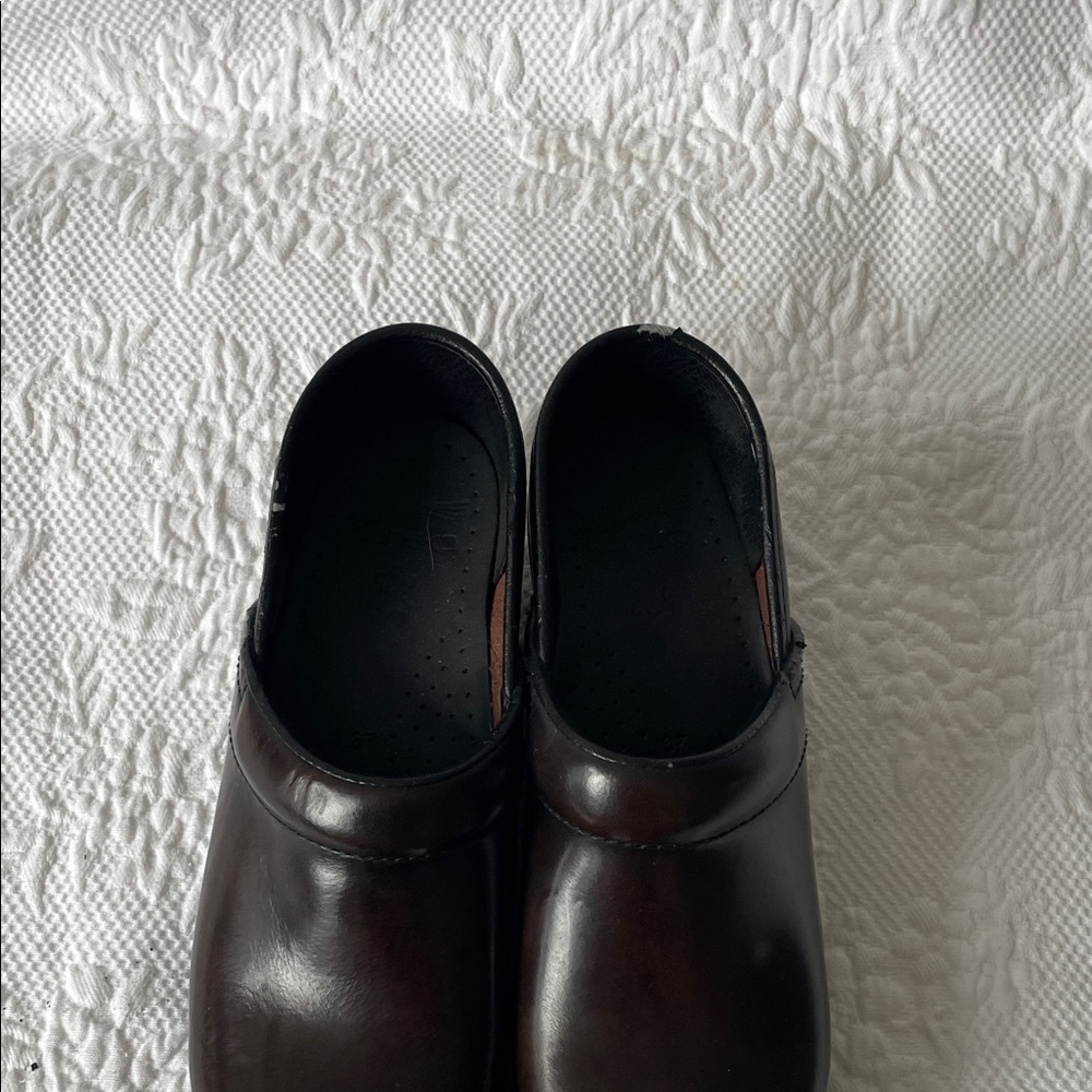 Dansko Dark Brown Leather Loafers